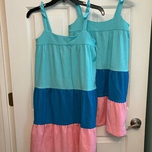 Girl Hurley Teal Textured Dress